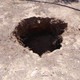 The hole.